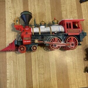 NEW BRIGHT  NORTH POLE WINTER BELLE MUSICAL HOLIDAY EXPRESS TRAIN Vintage *READ*